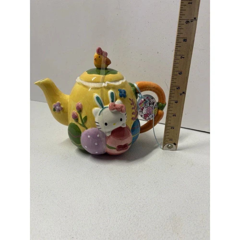 Blue Sky Clayworks‎ - Hello Kitty Easter Bunny Carrot Teapot - 24450